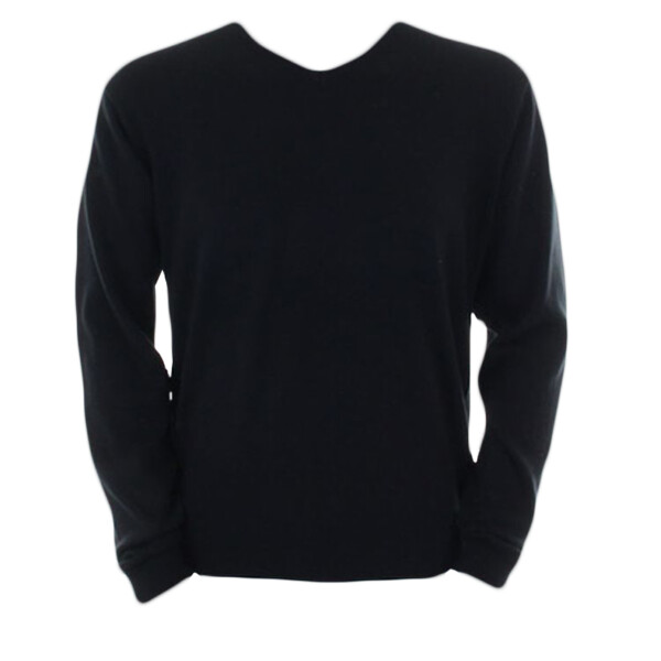 Kustom Kit Arundel Cotton Acrylic V Neck Sweater Stitch Print