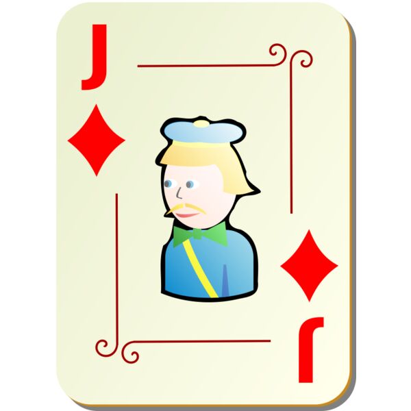 nicubunu Ornamental deck Jack of diamonds Thumbnail