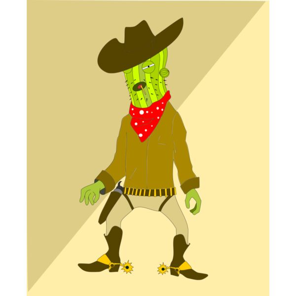 Cactus man Thumbnail