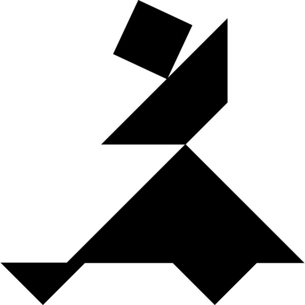 Tangram shape people 21 b Thumbnail