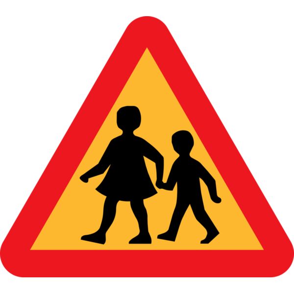 ryanlerch children crossing road sign Thumbnail
