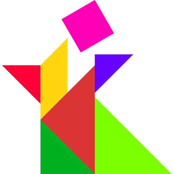 Tangram shape people 67 Thumbnail