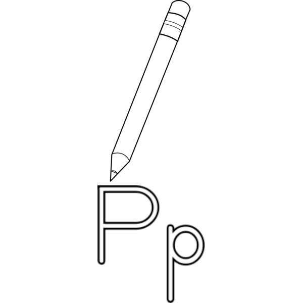 letter P for Pencil Thumbnail
