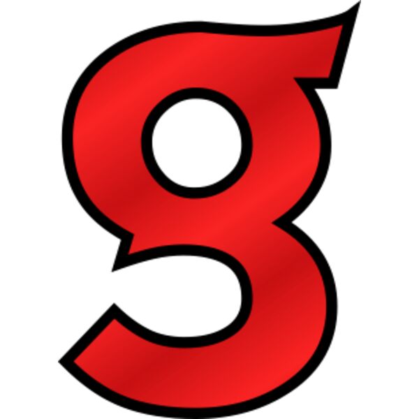 Bina Effect Letters alphabet red 51 Thumbnail