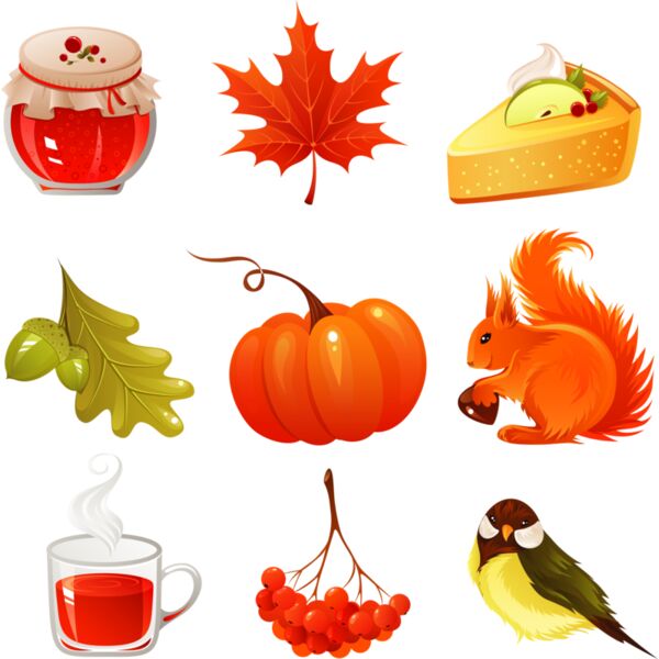 autumn icons vector graphics 002 Thumbnail
