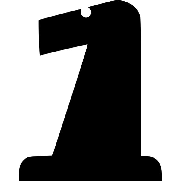 portablejim 2D Chess set   Knight 1 Thumbnail