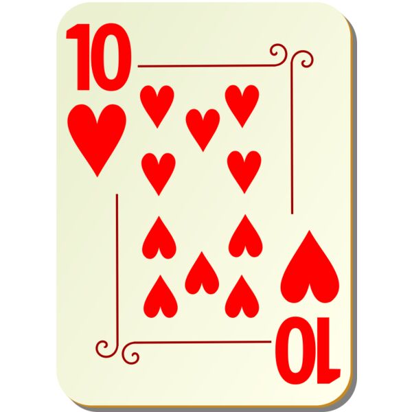 nicubunu Ornamental deck 10 of hearts Thumbnail