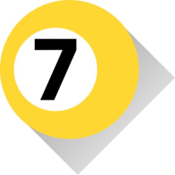 biliard ball seven Thumbnail