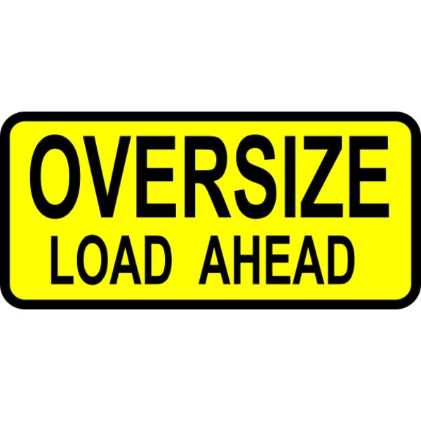 Leomarc caution oversized load ahead Thumbnail