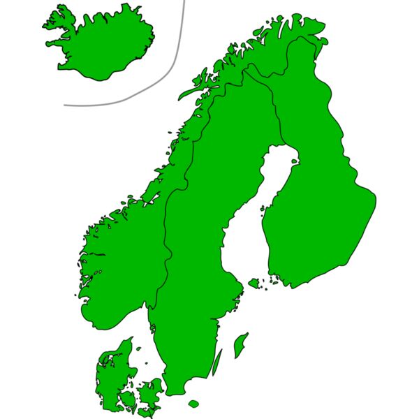 Map Of Scandinavia Thumbnail