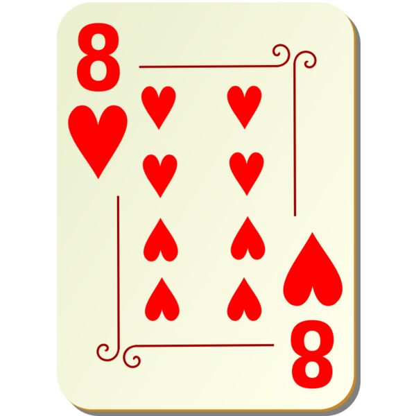 nicubunu Ornamental deck 8 of hearts Thumbnail