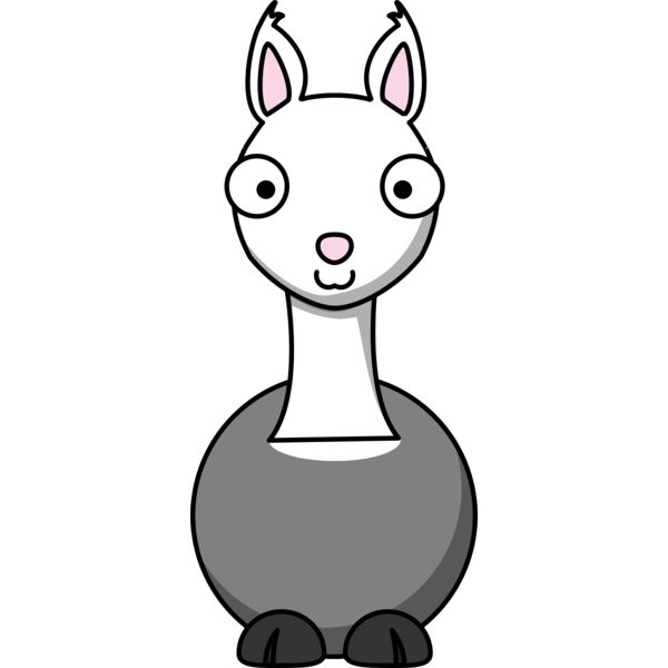 StudioFibonacci Cartoon llama Thumbnail