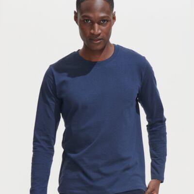 SOL'S Imperial Long Sleeve Mens Embroidered T-Shirt Thumbnail