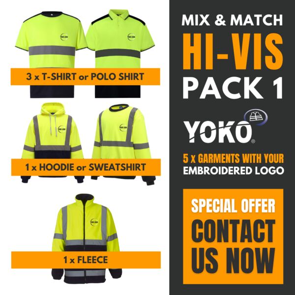 Embroidered Workwear Bundle HV1 Thumbnail