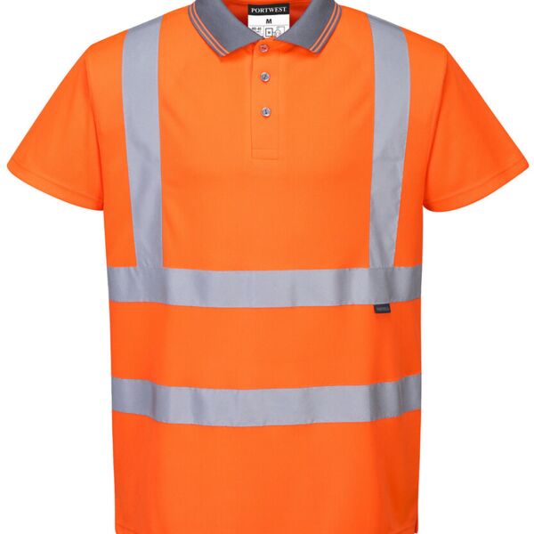 Portwest S477/RT22 Hi-vis polo shirt:  Thumbnail
