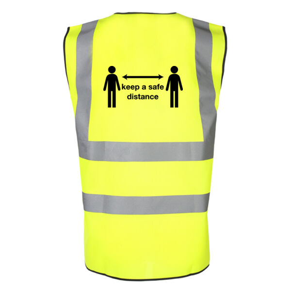 Social distancing Hi-Vis vest Thumbnail