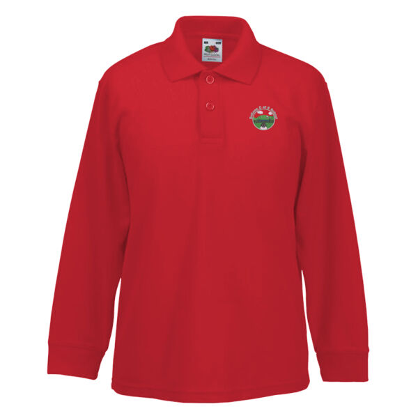 Boltons C of E School childs L/S polo shirt Thumbnail