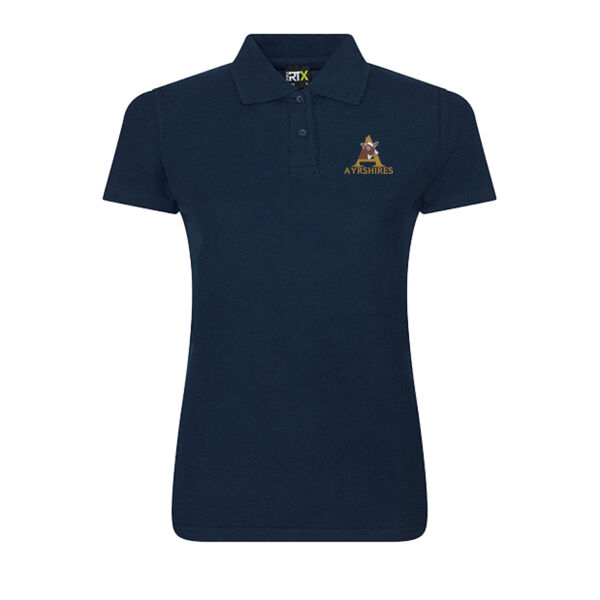 Ayrshire Cattle Society ladies Polo Shirt Thumbnail
