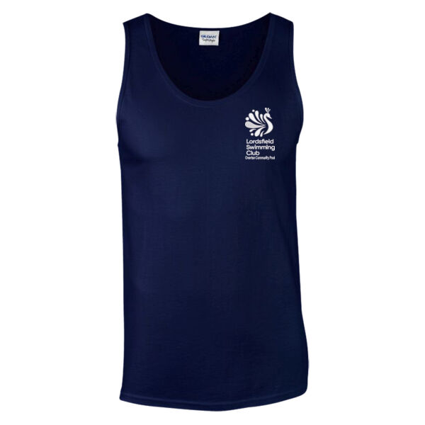 POOL RESCUER ONLY - Lordsfield Swimming Club Unisex SoftStyle Tank Top Thumbnail