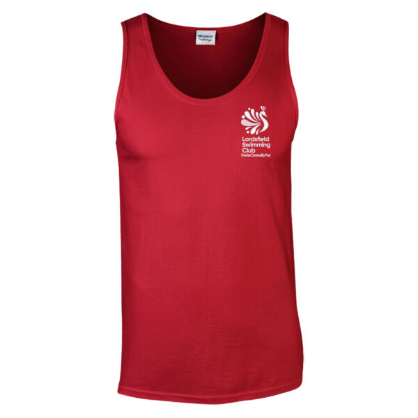 FIRST AIDER ONLY - Lordsfield Swimming Club Unisex SoftStyle Tank Top Thumbnail