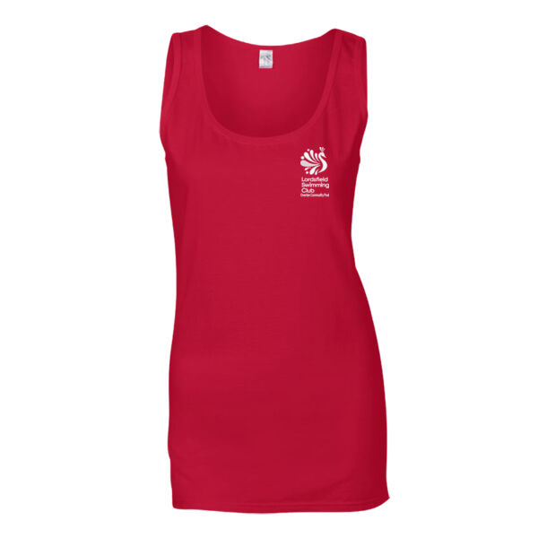 FIRST AIDER ONLY - Lordsfield Swimming Club Ladies SoftStyle Tank Top Thumbnail