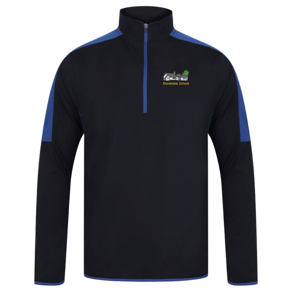 Stoneraise School - Staff - 1/4 Zip Sports Top Thumbnail